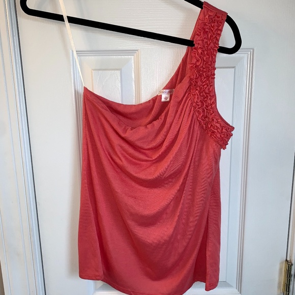 Off The Shoulder Pink Tank Top (women) - Picture 1 of 4